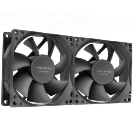 Tacens Anima AF8X2 Pack de 2 Ventiladores de 80 mm Negro